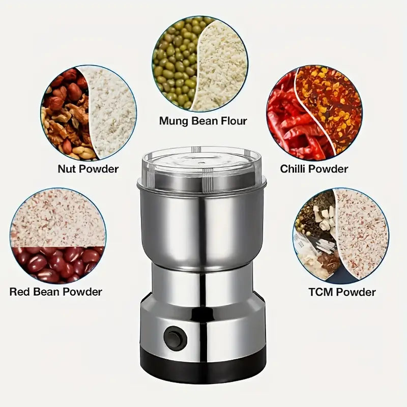 1pc Versatile Stainless Steel Coffee & Spice Grinder