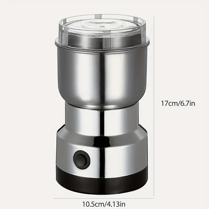 1pc Versatile Stainless Steel Coffee & Spice Grinder