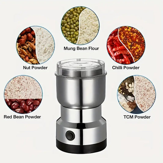 1pc Versatile Stainless Steel Coffee & Spice Grinder